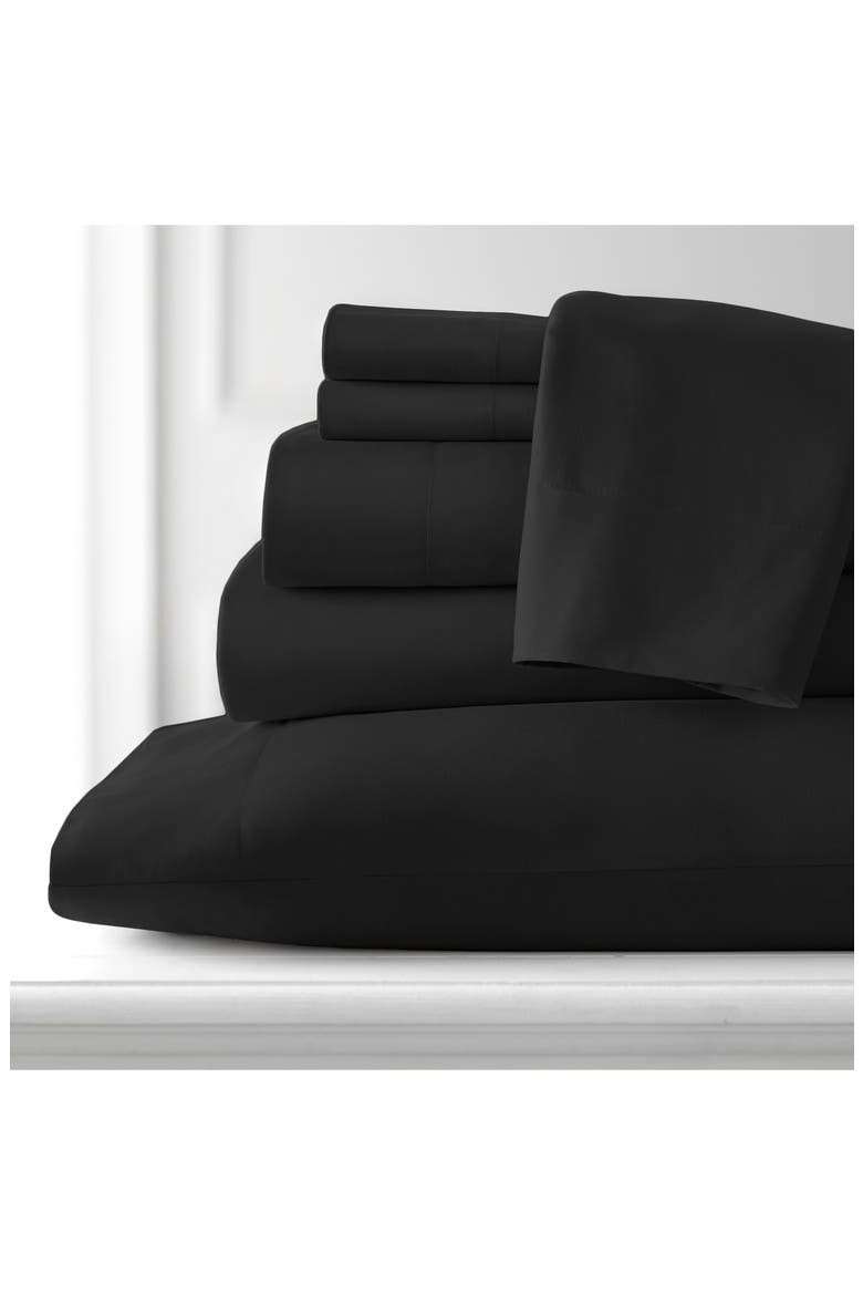 Vilano Springs Extra Deep Pocket Sheet Set, Alternate, color, BLACK