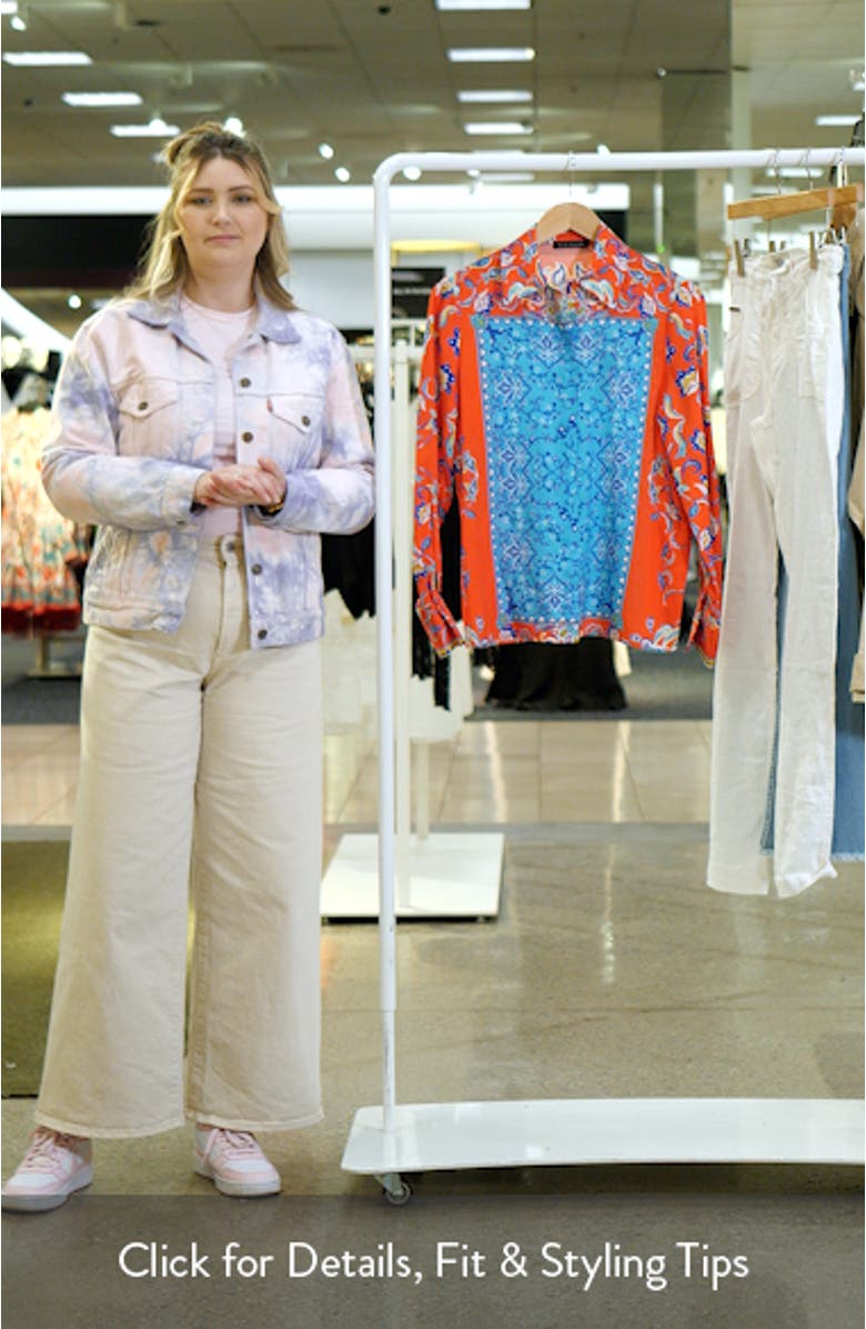 The Haven Isle of Capri Stretch Silk Shirt, sales video thumbnail