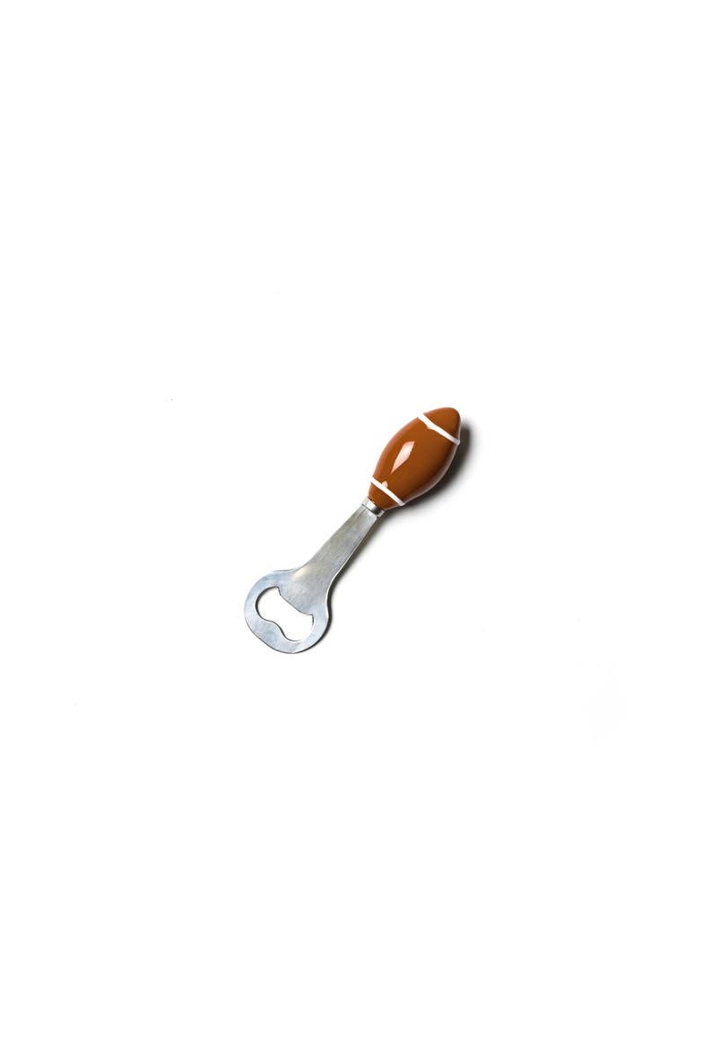 Football Bottle Opener, Alternate, color, Brown