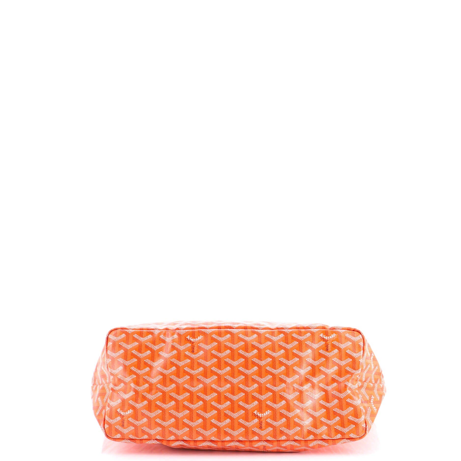 Pre-Owned Goyard Saint Louis Tote Coated Canvas PM, Alternate, color, Orange