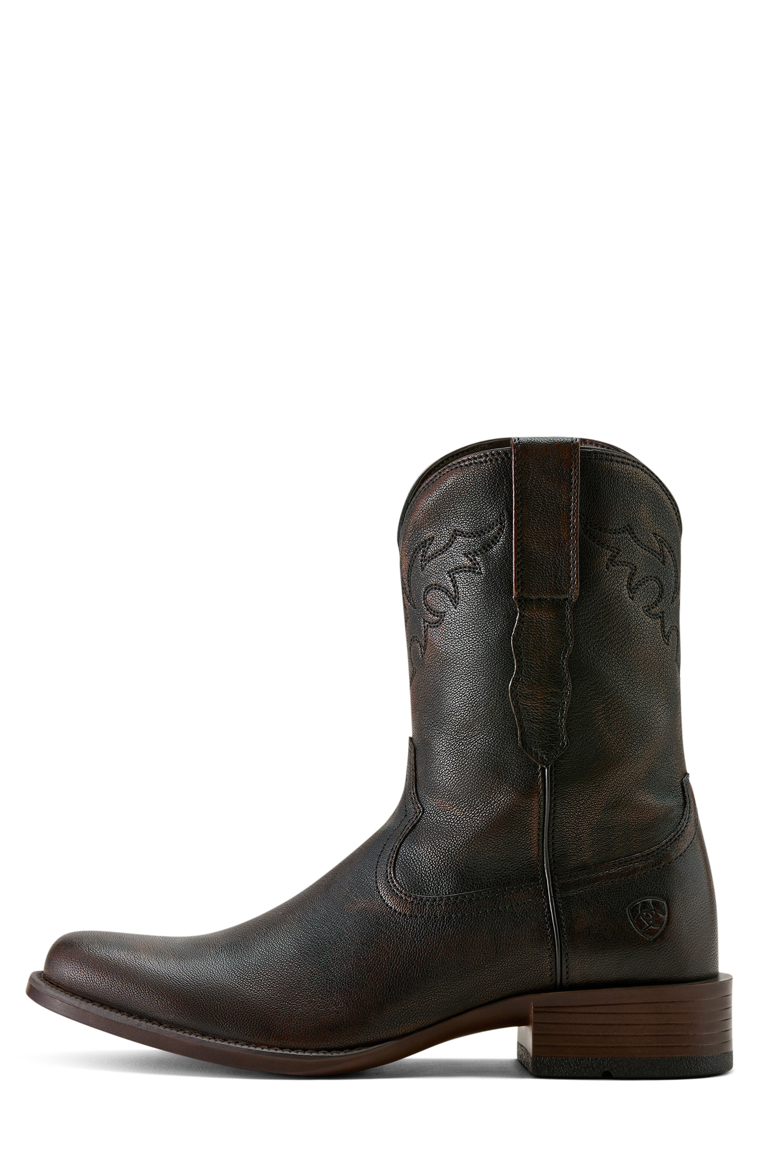 Ariat Sonoro Roper Toe Western Boot, Alternate, color, Chocolate Truffle