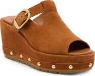 SOREL Sunpeak Studded Platform Wedge Sandal
