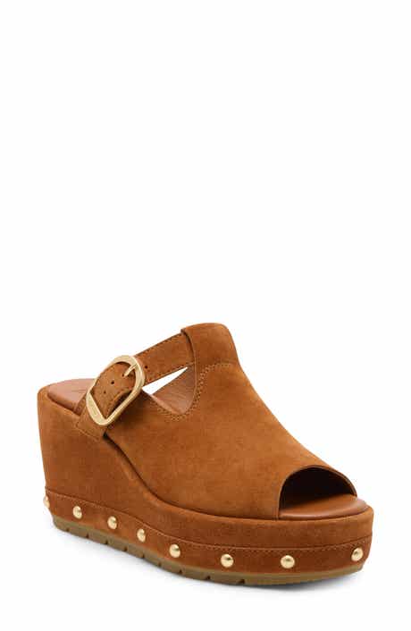 Sunpeak Studded Platform Wedge Sandal