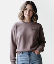 ABLE Signature Crew Sweatshirt Navy Ink