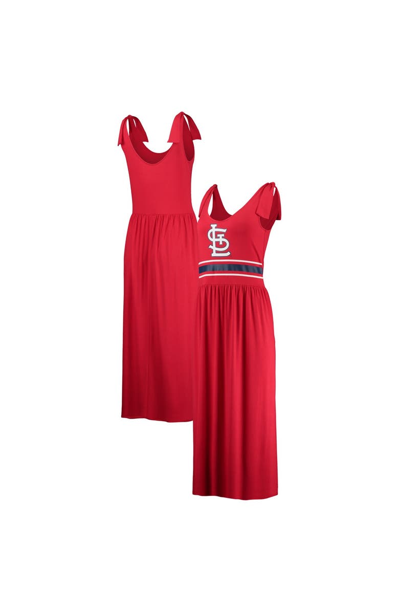 G-III 4HER BY CARL BANKS Women's G-III 4Her by Carl Banks Red St. Louis Cardinals Game Over Maxi Dress, Main, color, Red