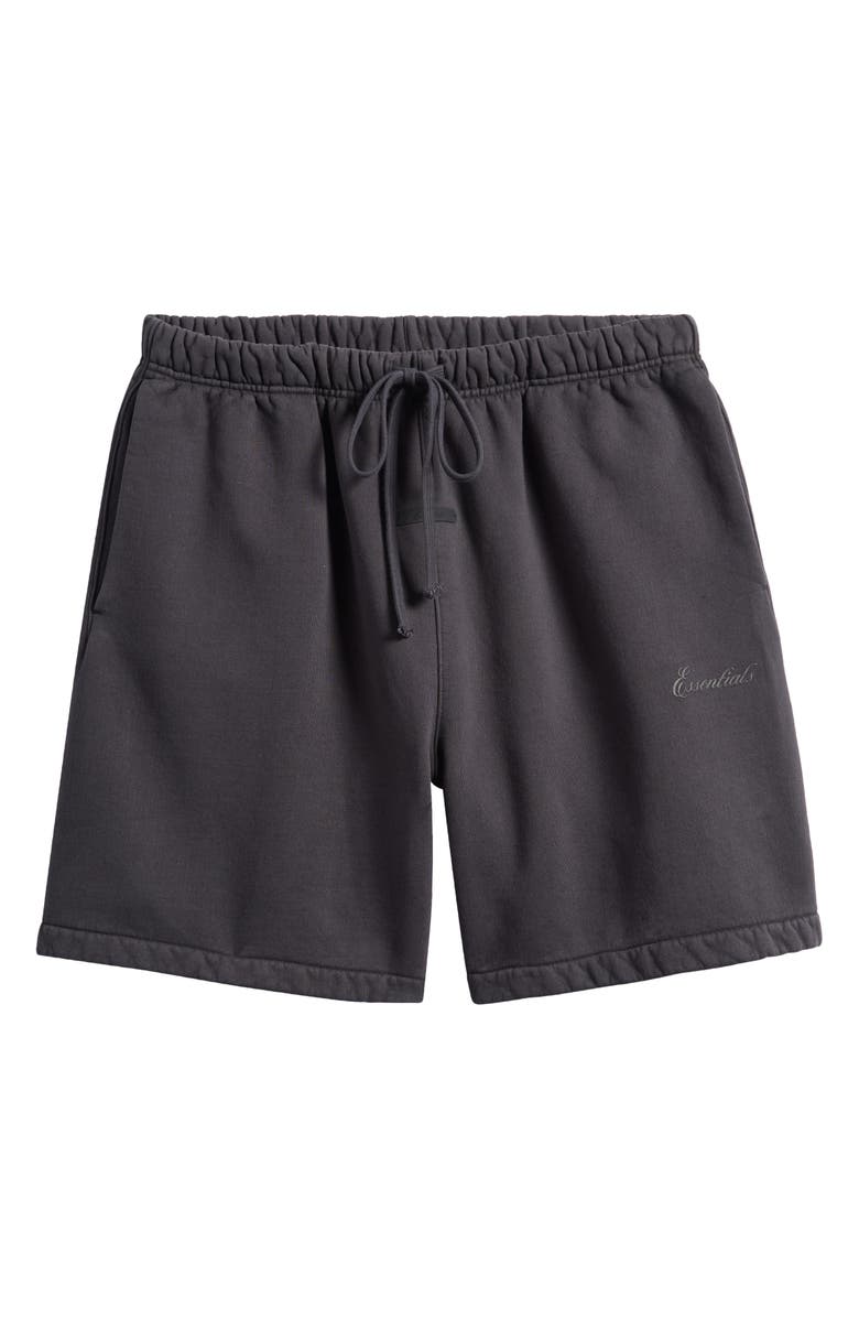 Fear of God Essentials Classic Fit Signature Logo Sweat Shorts, Alternate, color, 