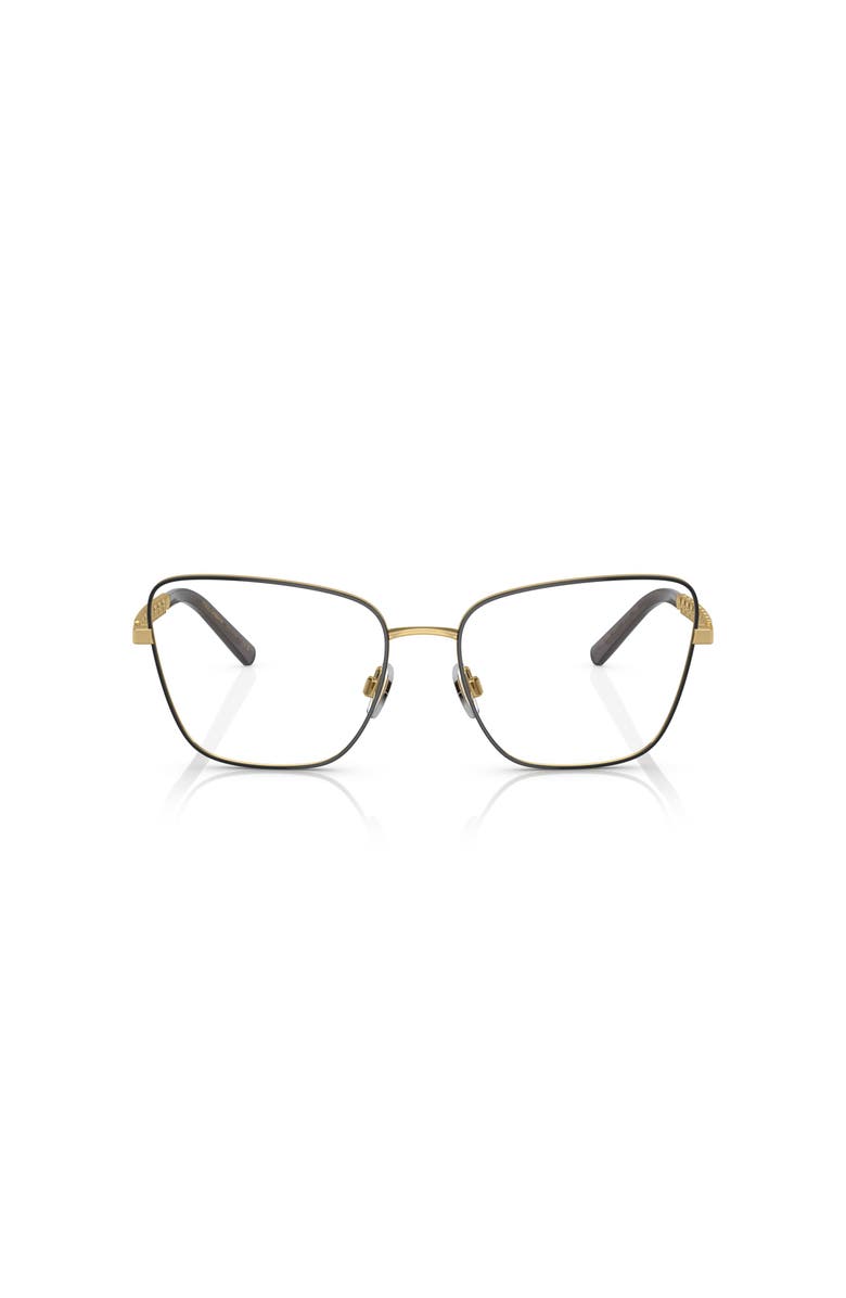 Dolce&Gabbana 57mm Butterfly optical glasses, Alternate, color, Gold