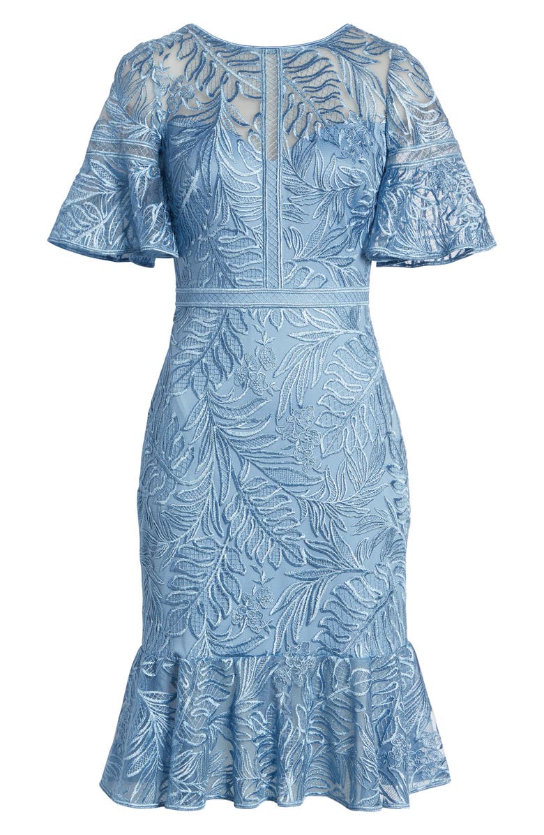 Tadashi Shoji Lace Midi Dress, Alternate, color, 