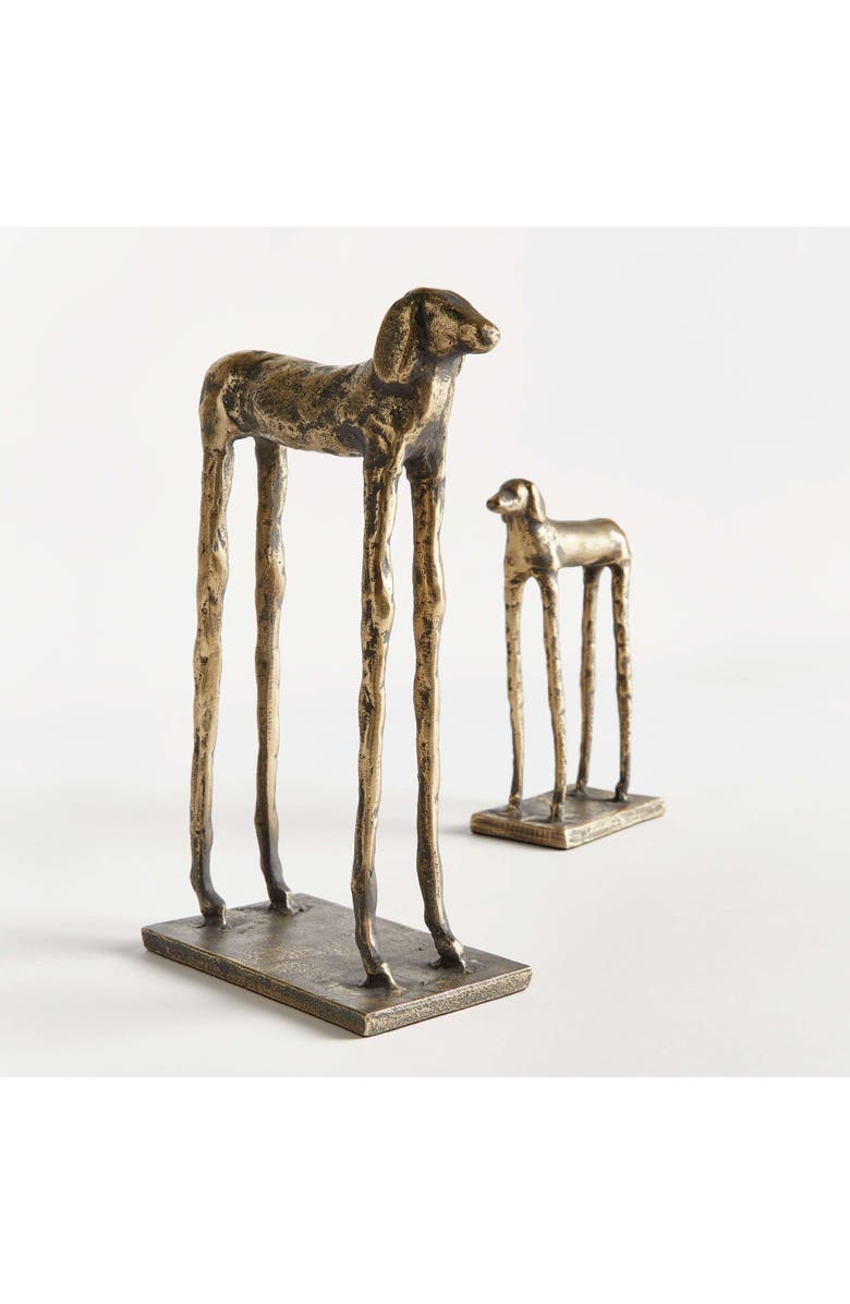 Napa Home & Garden Two Hounds Set Of 2, Alternate, color, Gold