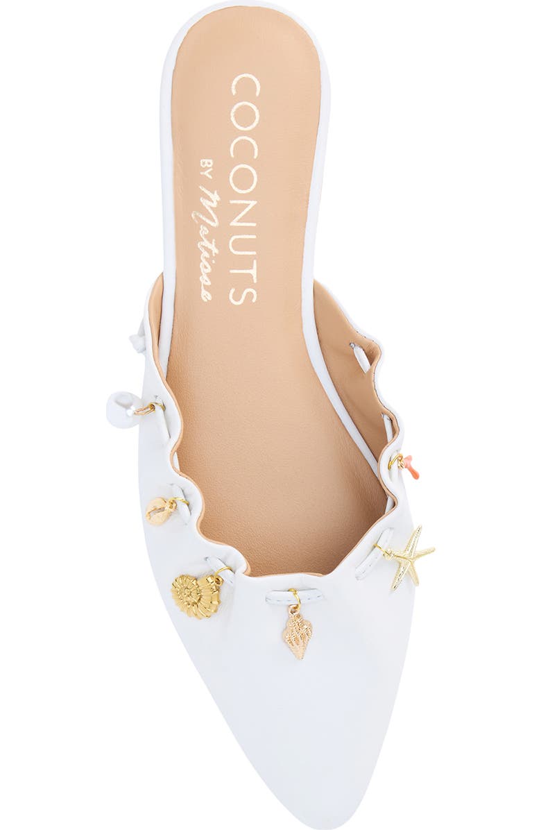 Coconuts by Matisse Monette Mule, Alternate, color, White Leather