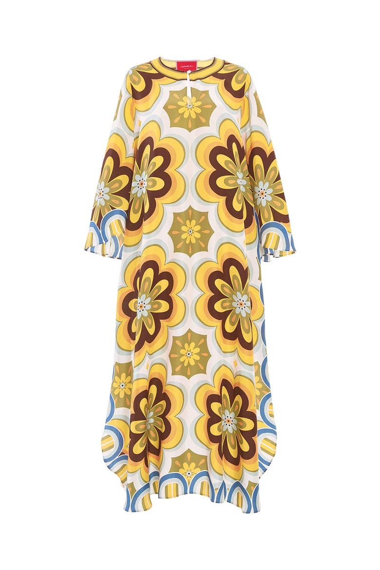 Flying Kaftan Ciccio Placée Dark Mustard, Alternate, color, Ciccio Placée Dark Mustard
