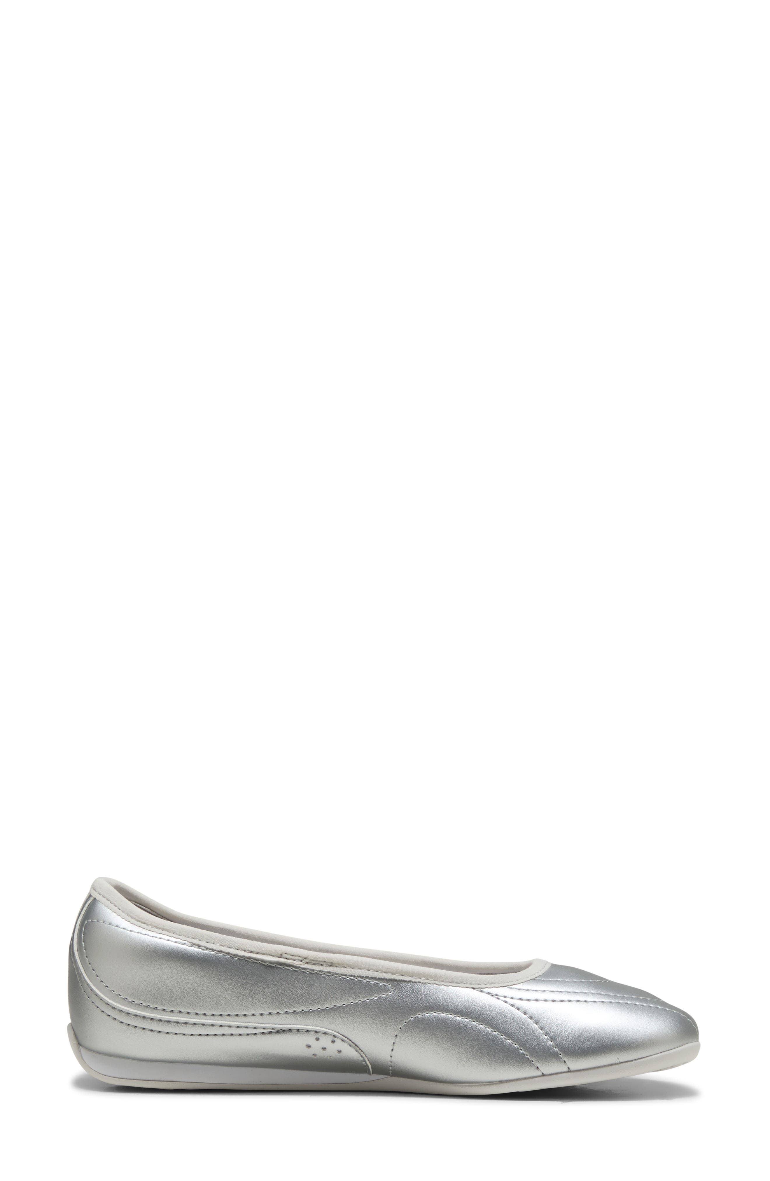 PUMA Catch Soleil Ballerina Flat, Alternate, color, Puma Silver/ Feather Gray