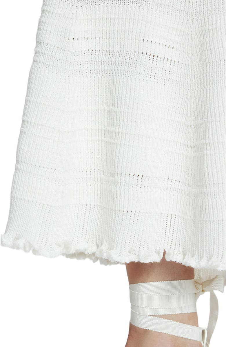 Lanvin COTTON MIDI SKIRT, Alternate, color, 