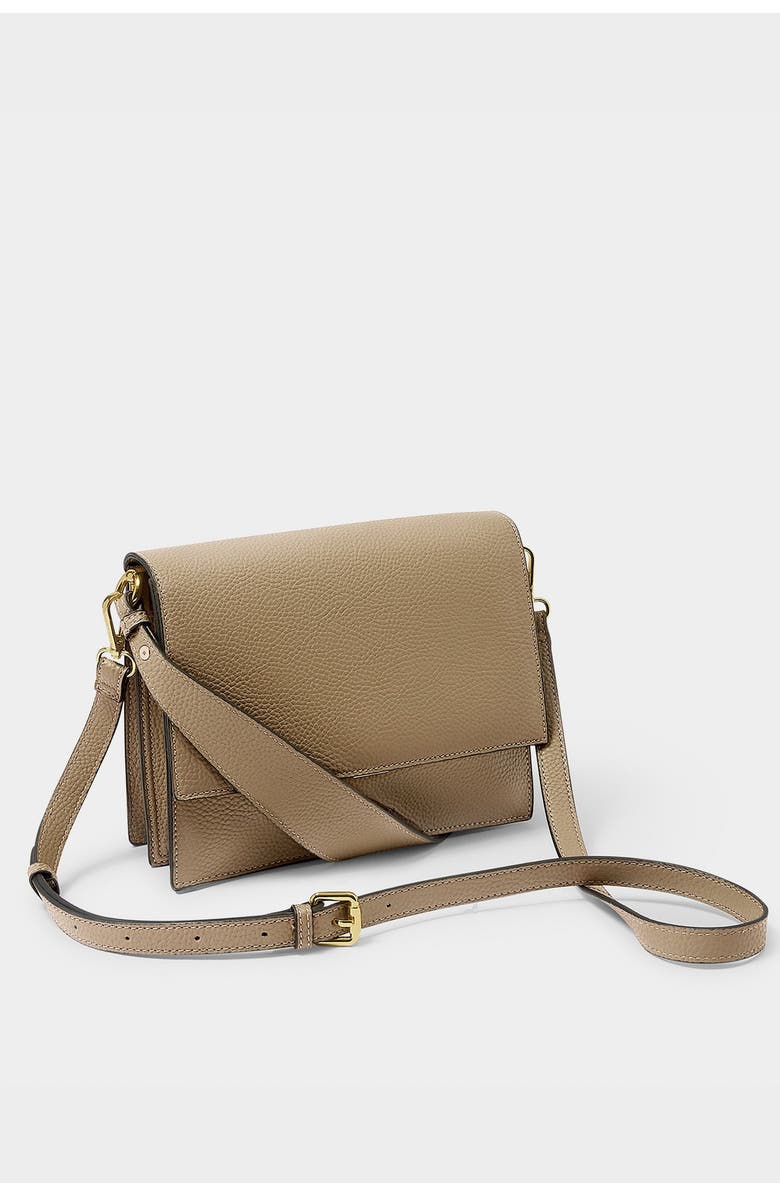 Katie Loxton Orla Divided Crossbody Bag, Main, color, Taupe