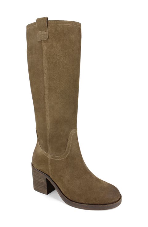 Casper Knee High Block Heel Boot