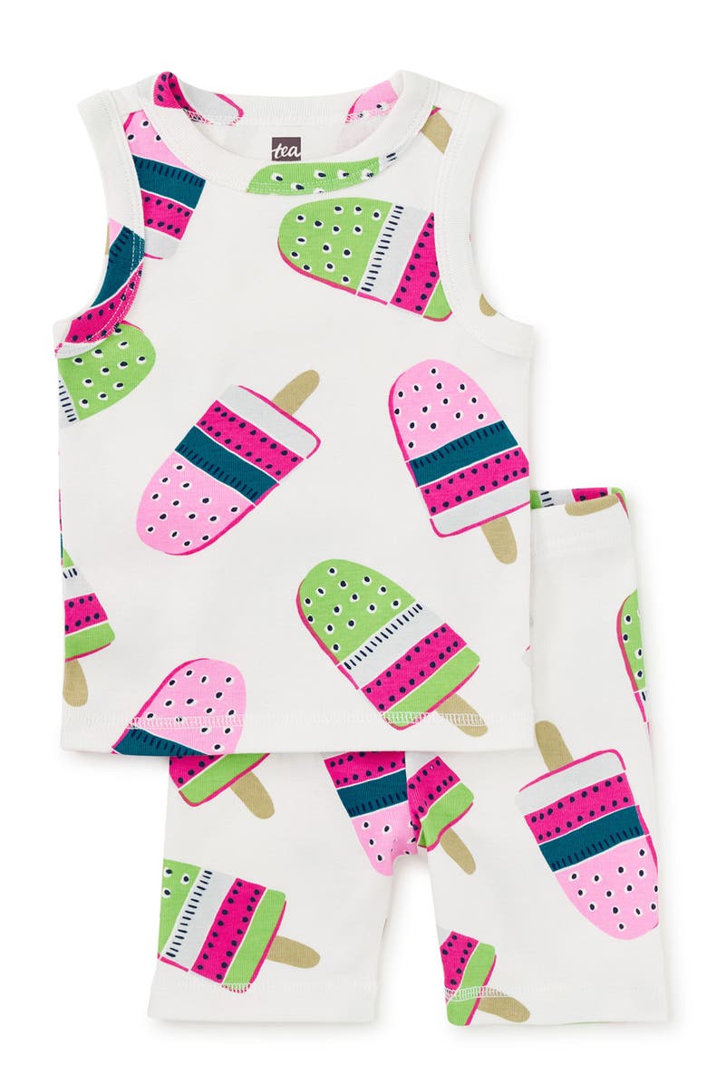 Tea Collection Summer Nights Tank Pajama Set, Alternate, color, Popsicles