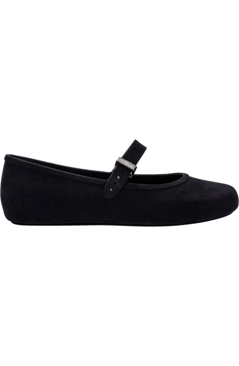 Melissa Soft Velvet Ballerina Flat, Alternate, color,