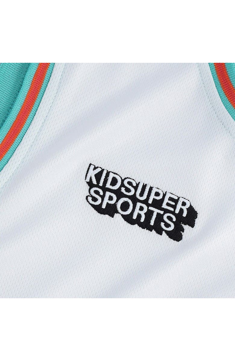 NBA X KIDSUPER Unisex NBA & KidSuper Studios by Fanatics White San Antonio Spurs Hometown Jersey, Alternate, color, White