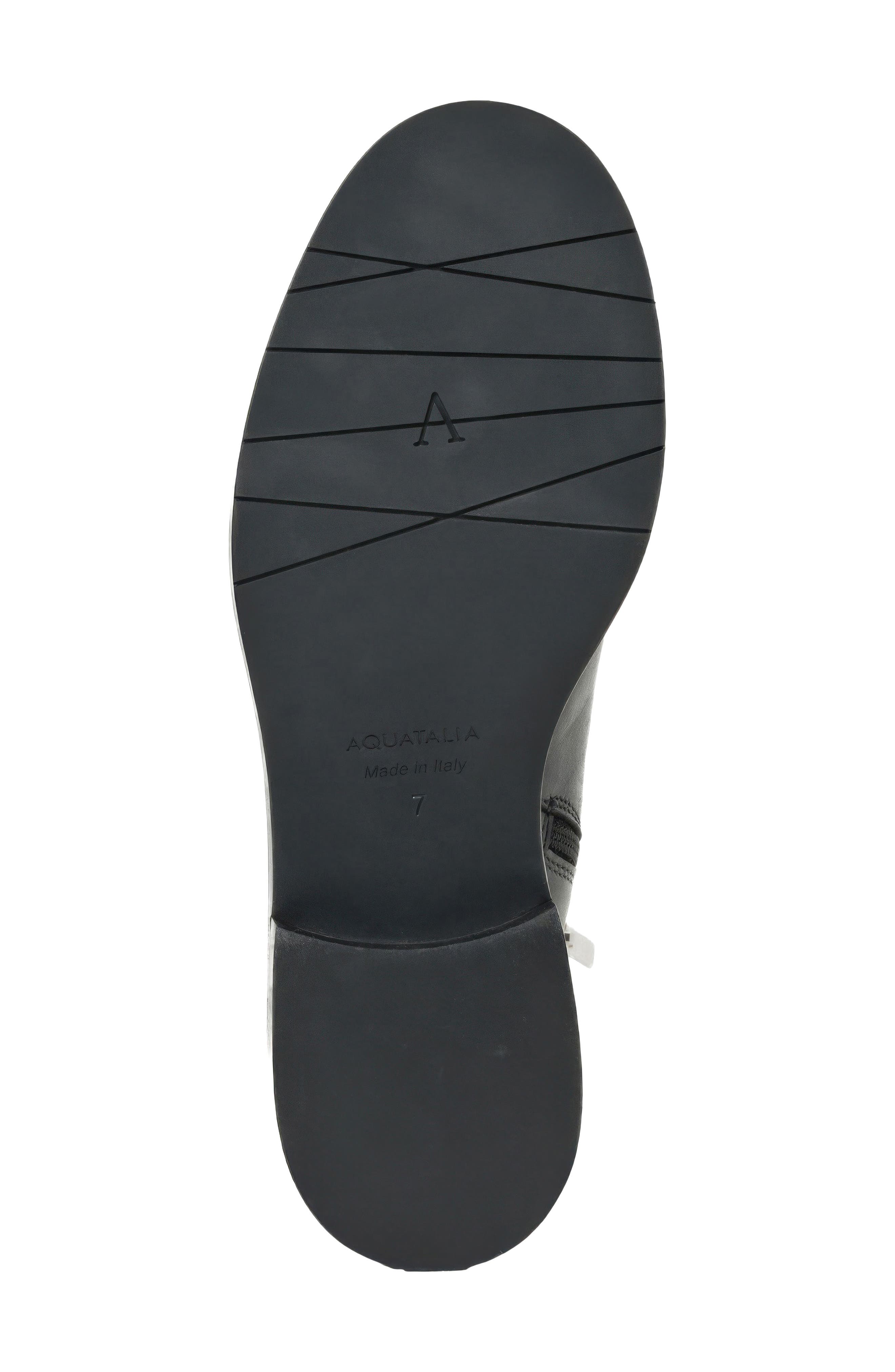 Georgetta Waterproof Leather Boot, Alternate, color, BLACK LEATHER