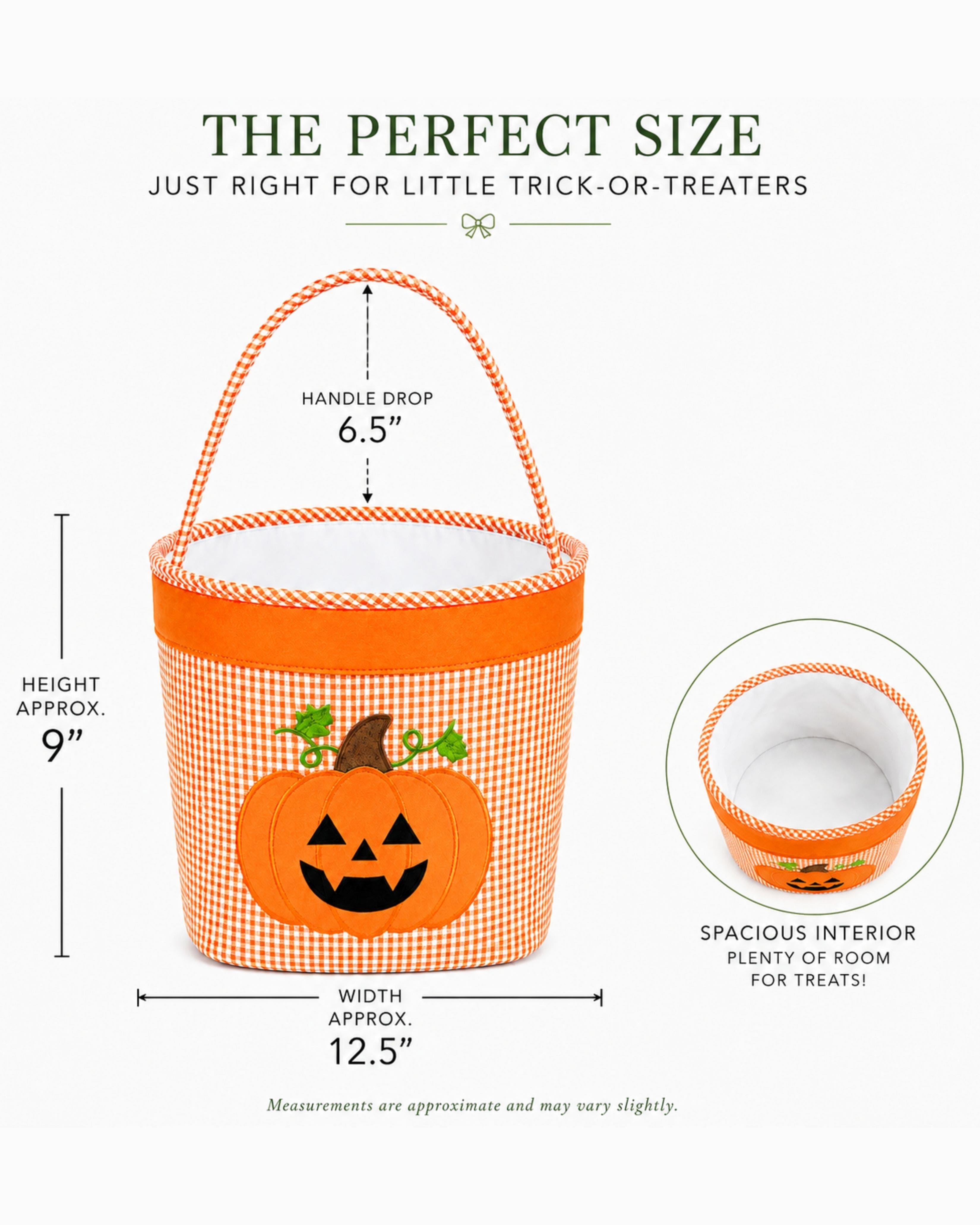 Jack-O-Lantern Halloween Trick-or-Treat Tote, Alternate, color, Orange