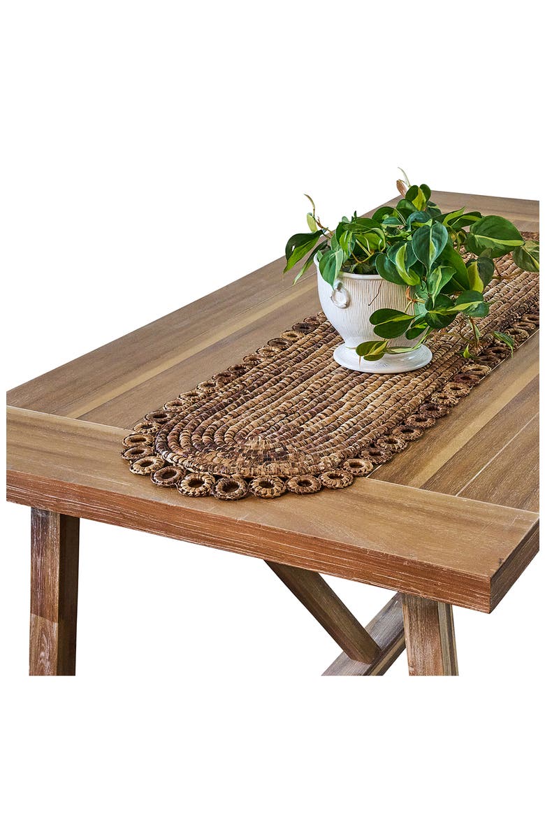 Rustic Ring Table Runner, Alternate, color, NATURAL