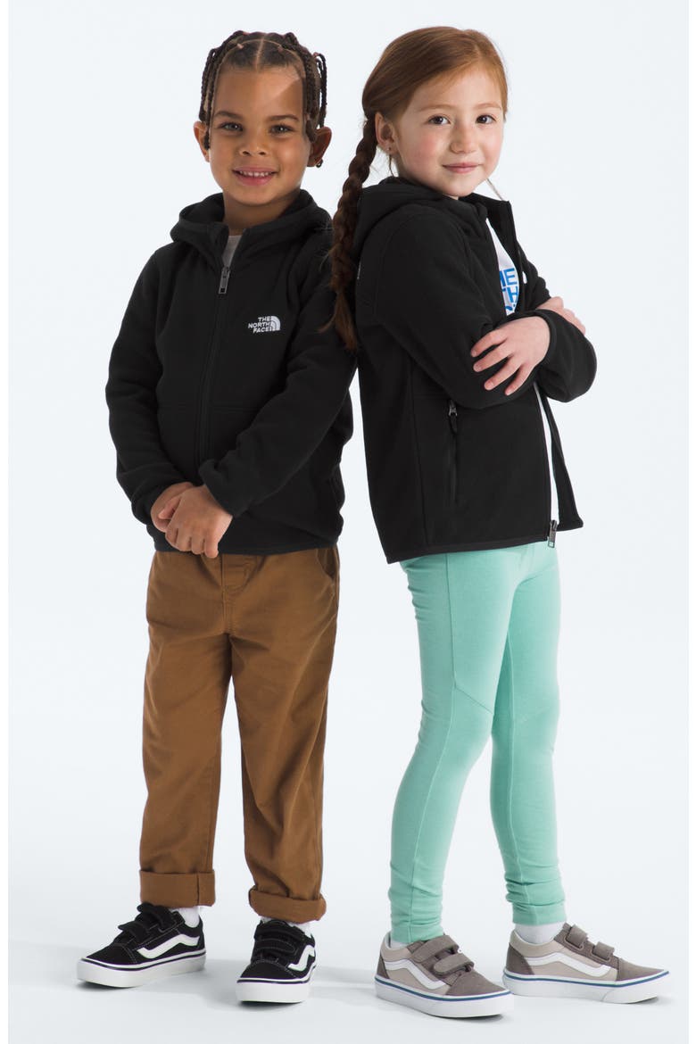 Kids' Glacier Polar Fleece Zip-Up Hoodie, Alternate, color, TNF BLACK