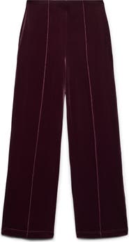 VERO MODA Shanna Pintuck Velvet Pants