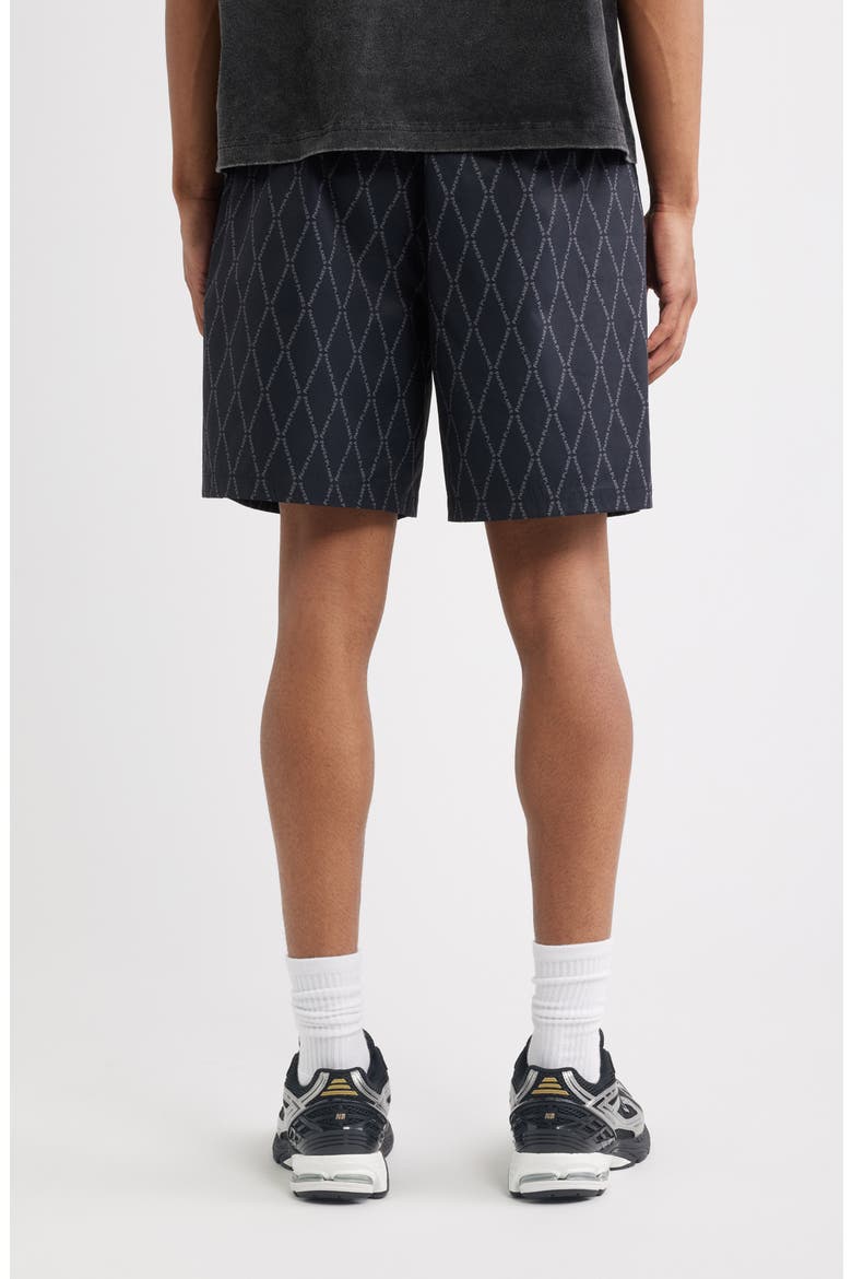 Planes Diamond Logo Shorts, Alternate, color, BLACK