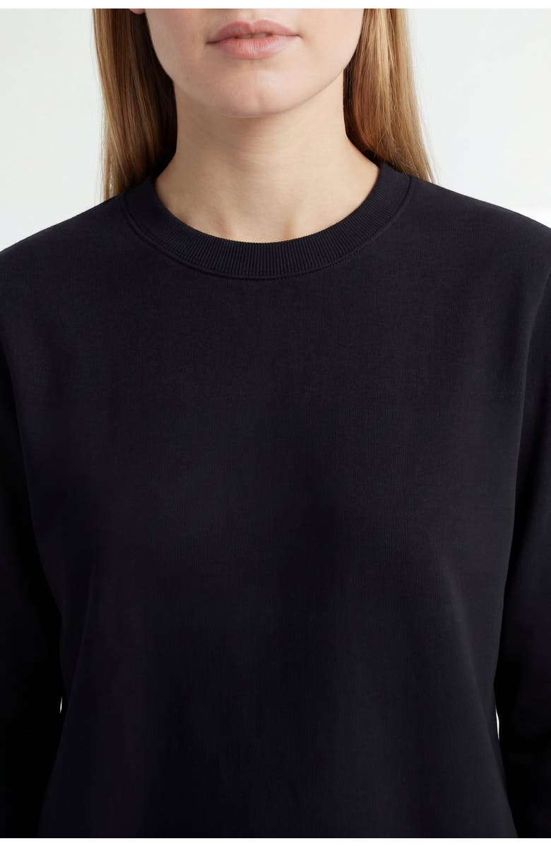 Solomon & Sage Women's Classic Crewneck Sweatshirt, Alternate, color, Black