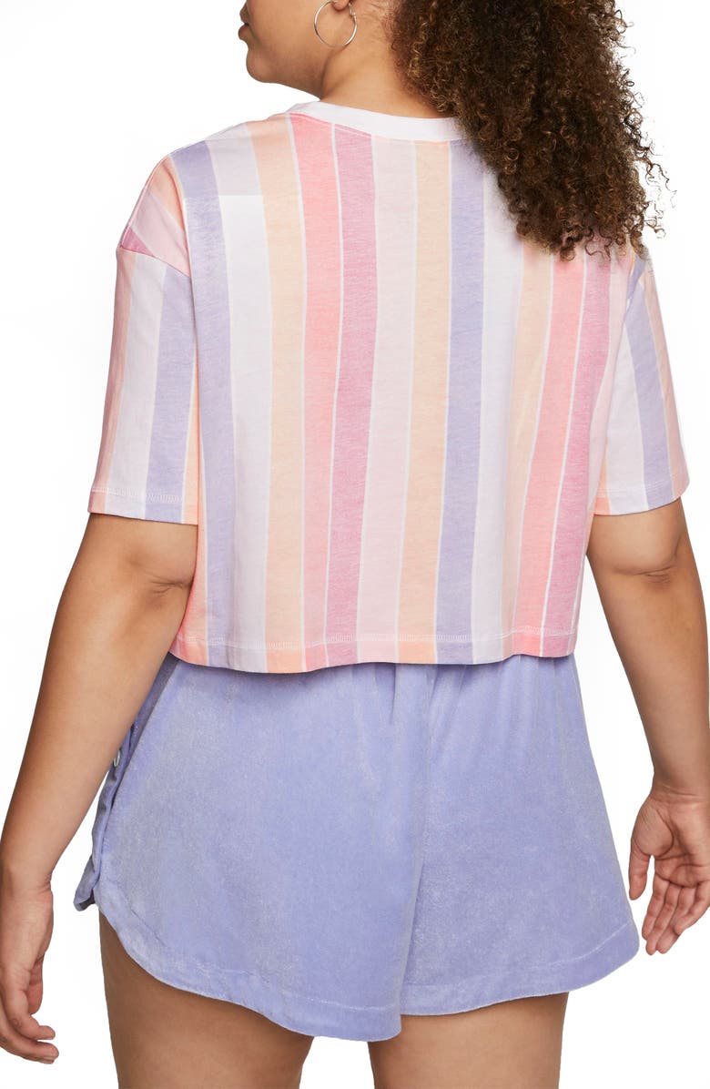 Nike Sportswear Stripe Crop Top, Alternate, color,