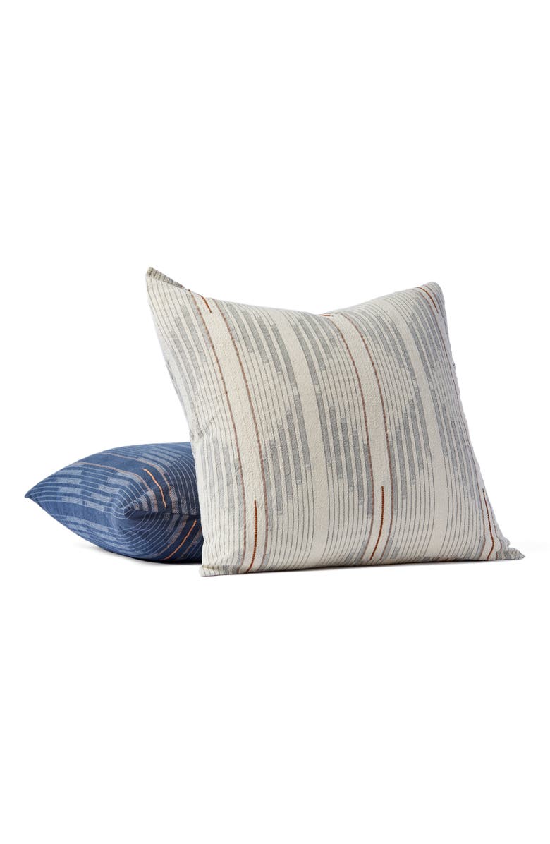 Coyuchi Morelia Jacquard Organic Cotton Euro Sham, Main, color, Harvest