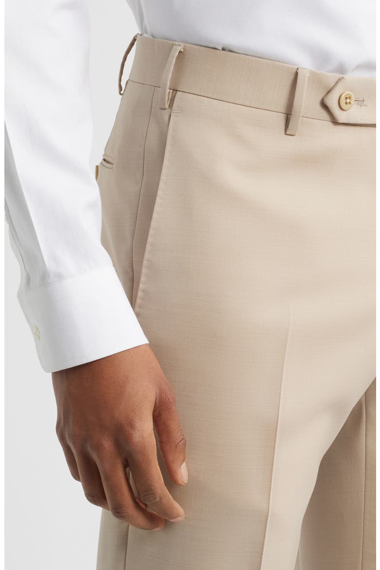 Parker Stretch Wool Trousers, Alternate, color, LIGHT KHAKI