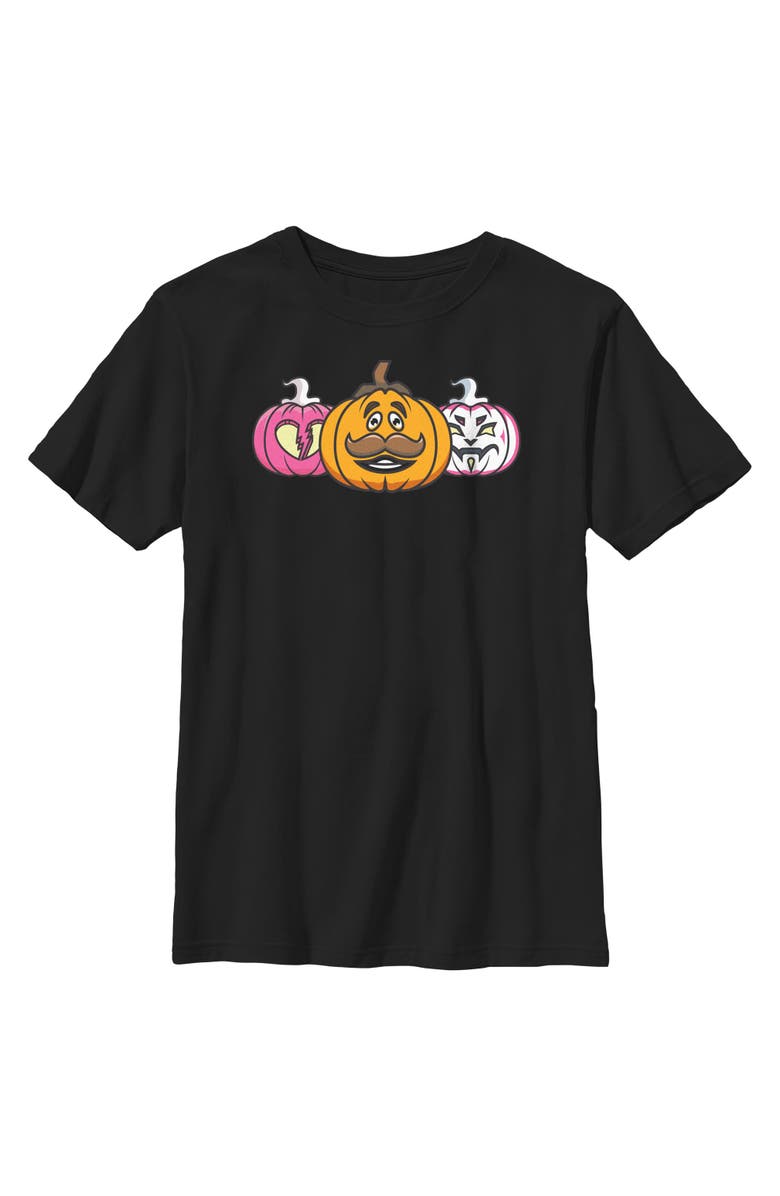 FORTNITE Boy's Fortnite Halloween Character Jack-O'-Lanterns Graphic T-Shirt, Main, color, Black