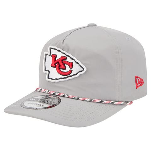 Men's New Era Gray Kansas City Chiefs Rope 19TWENTY Hat