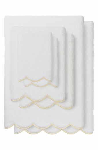 Adornia Scallop 6-Piece Towel Set