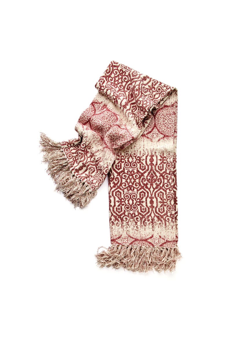 Sienna Woven Throw, Main, color, Beige