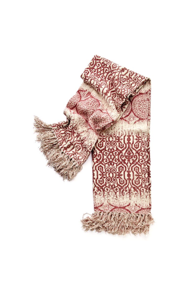 Napa Home & Garden Sienna Woven Throw, Main, color, Beige