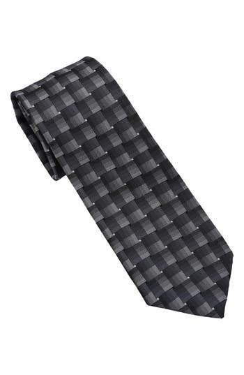 Dkny Ombré Check Tie In Gray