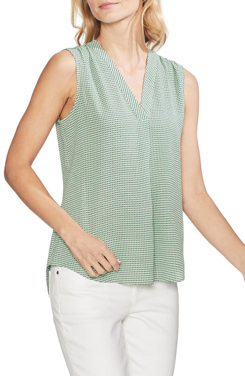 Vince Camuto Linear Motion Blouse, Main, color, 