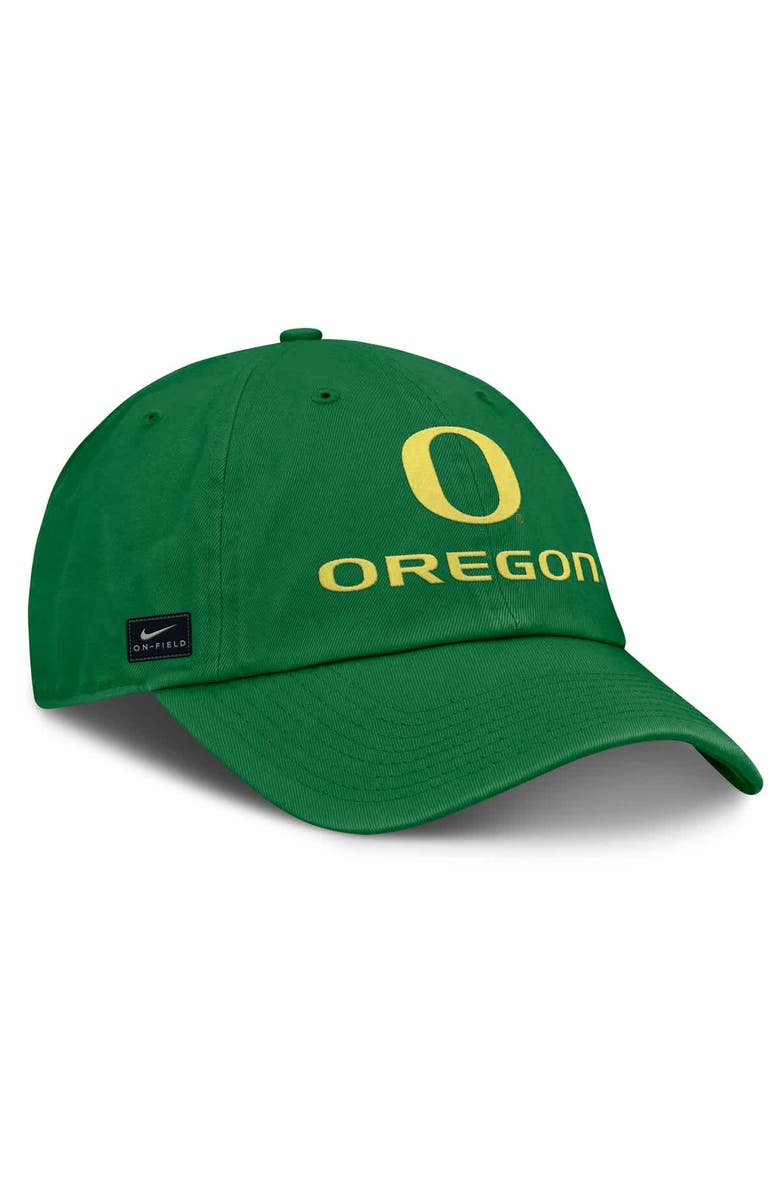 Nike Men's Nike Green Oregon Ducks 2025 Sideline Club Adjustable Hat, Alternate, color,