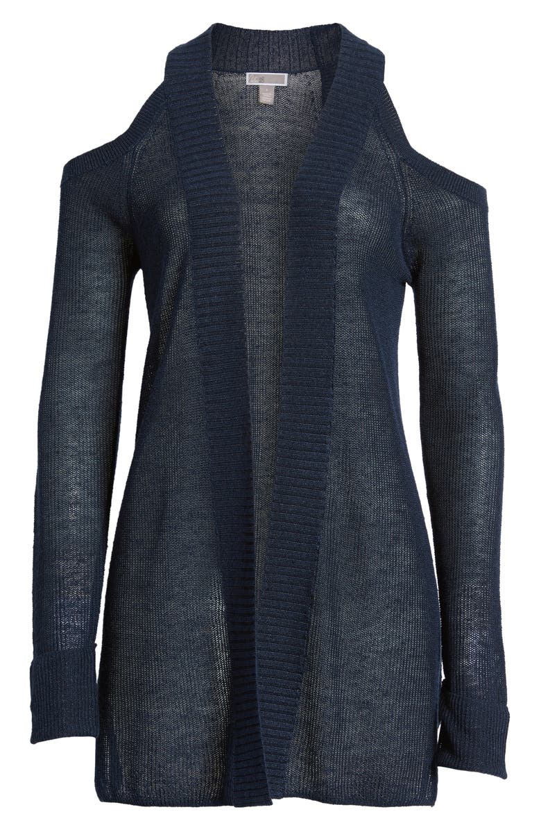 Chelsea28 Cold Shoulder Cardigan, Alternate, color,