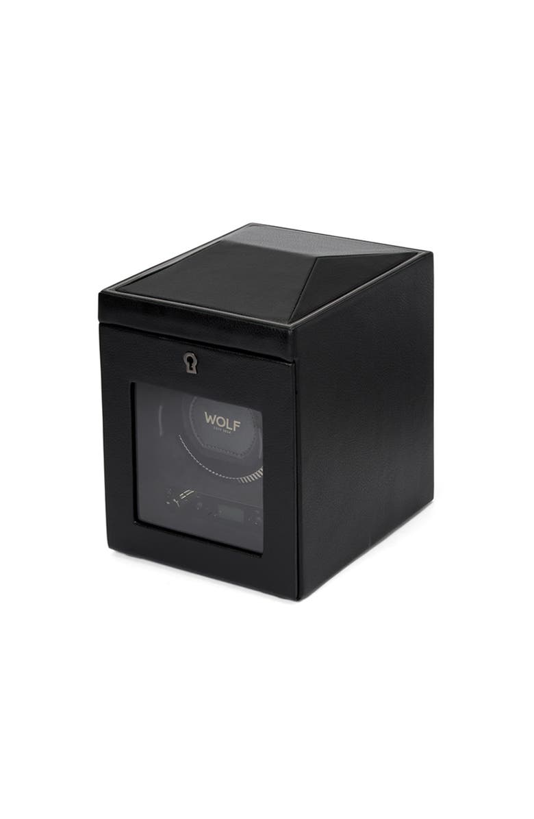 WOLF British Racing Single Watch Winder, Alternate, color, Black