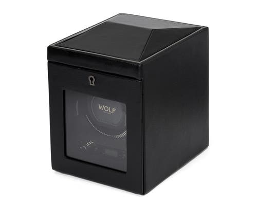 Wolf British Racing Single Watch Winder In Black