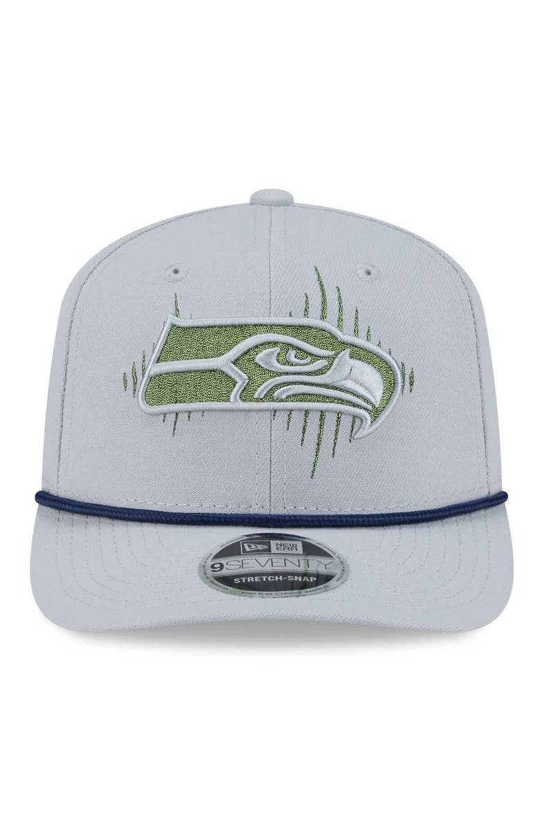 New Era Men's New Era  Wolf Gray Seattle Seahawks 2025 Rivalries Collection Sideline 9SEVENTY Adjustable Hat, Alternate, color, Gray