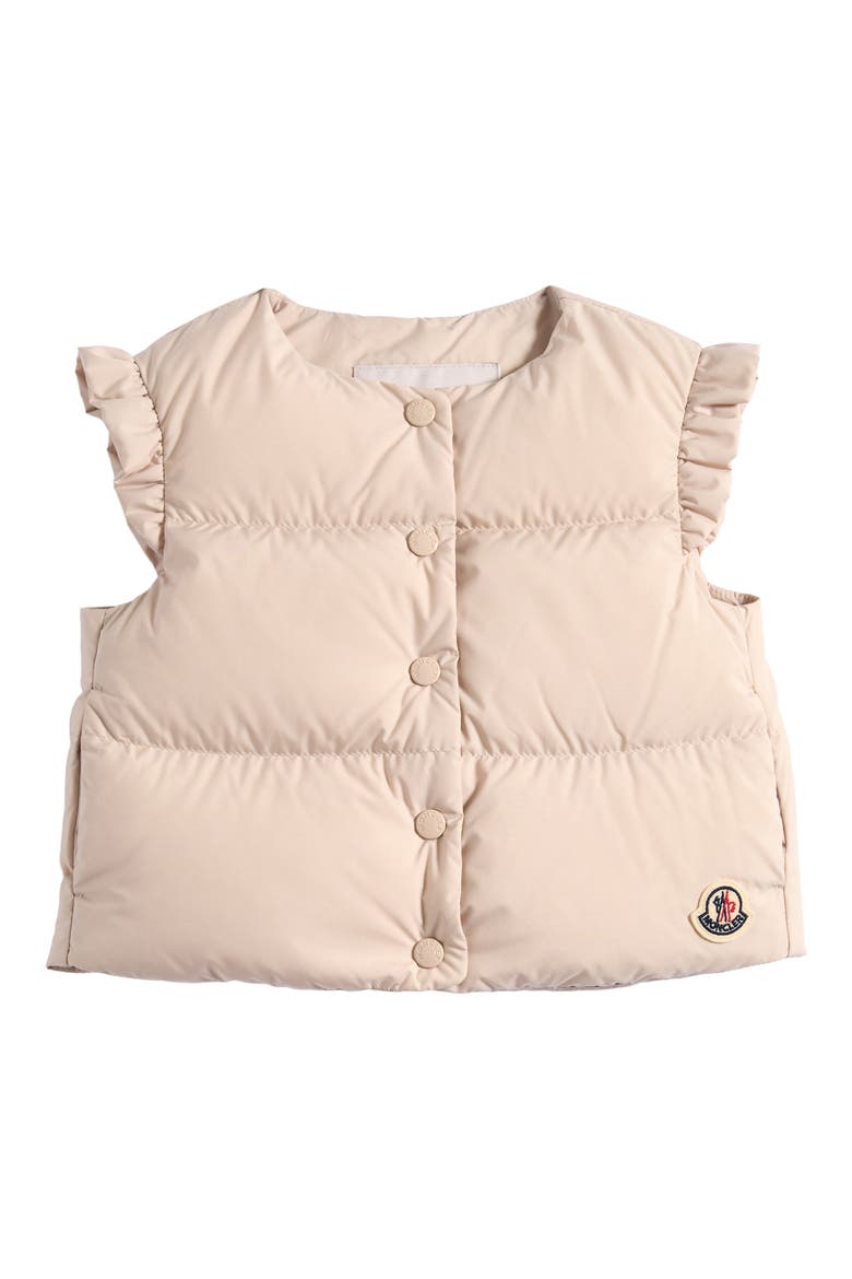 Kids' Olivia Down Puffer Vest, Main, color, BEIGE