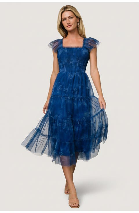 Clementine Tulle Midi Dress