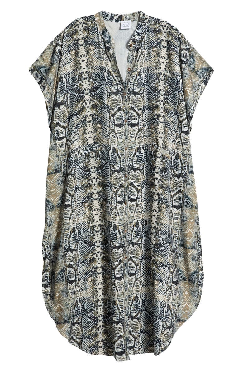 NIKKI LUND Ursula Print Dress, Alternate, color, Grey