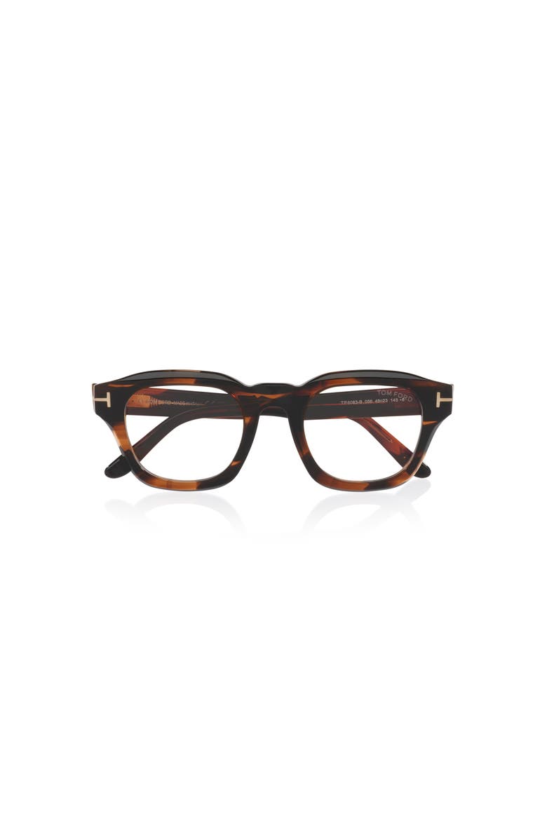 48mm Square optical glasses, Alternate, color, Tortoise