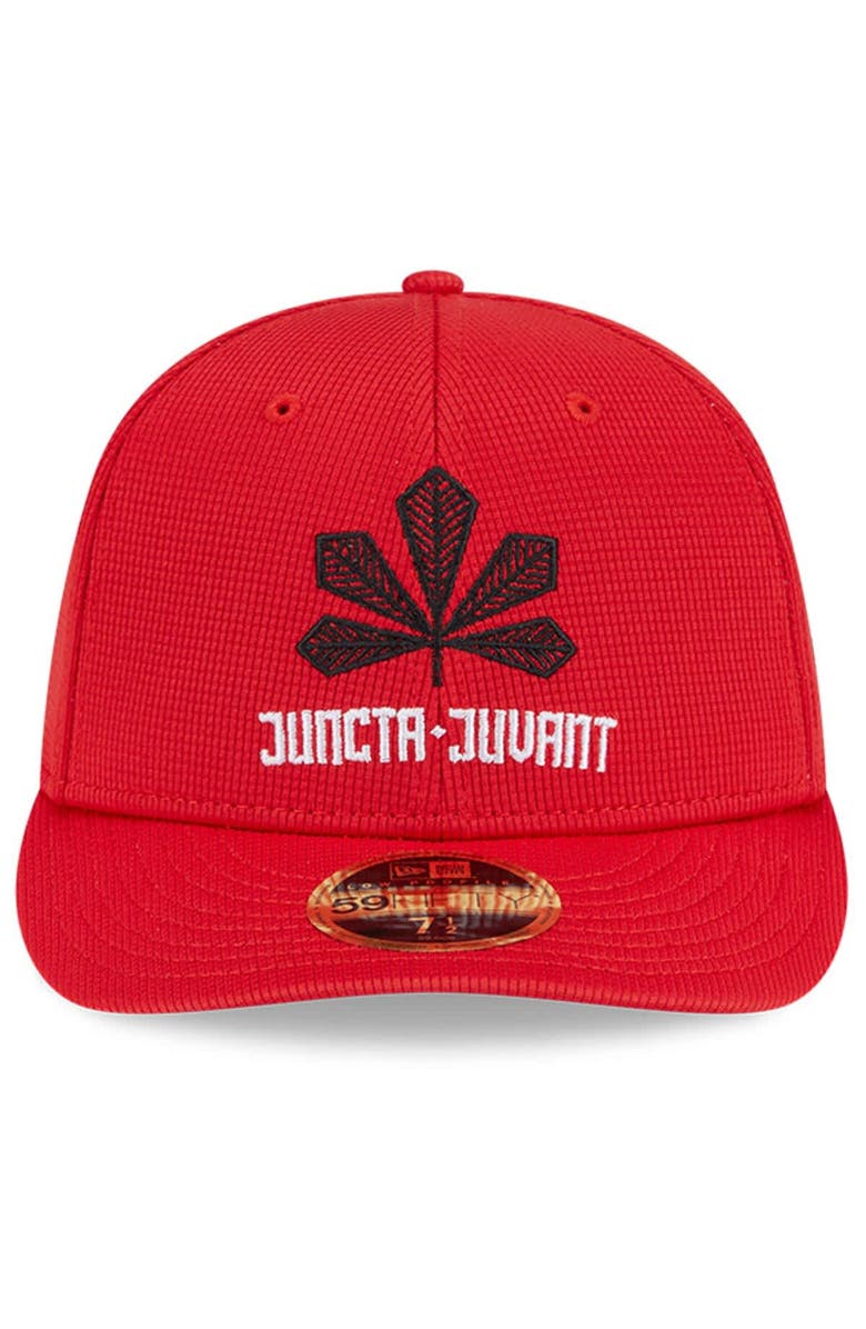 New Era Men's New Era Red Cincinnati Reds City Connect Batting Practice Low Profile 59FIFTY Fitted Hat, Alternate, color, Red