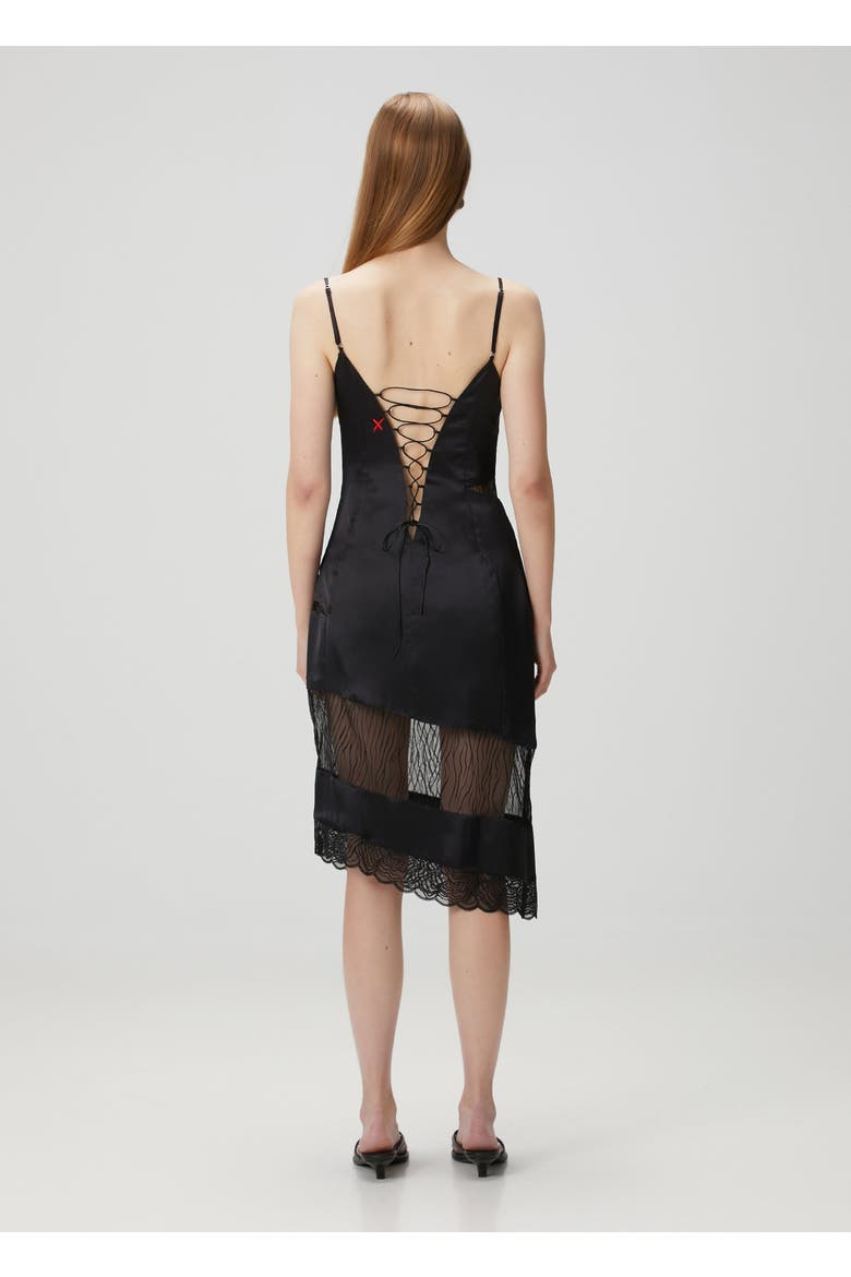 Pure Silk Women Black Dress, Alternate, color, BLACK